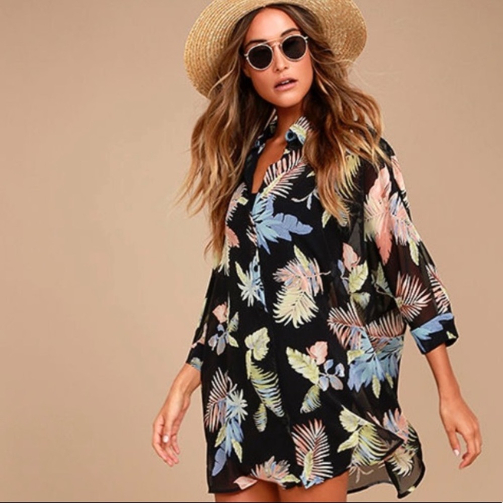 Lulu’s swim coverup sheer